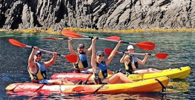 Kayak Cabo de Gata - Agencia senderismo en Almería